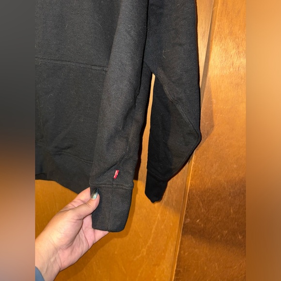 LEVI’S Black Hoodie With Red Logo, Women’s XXL - Picture 2 of 5